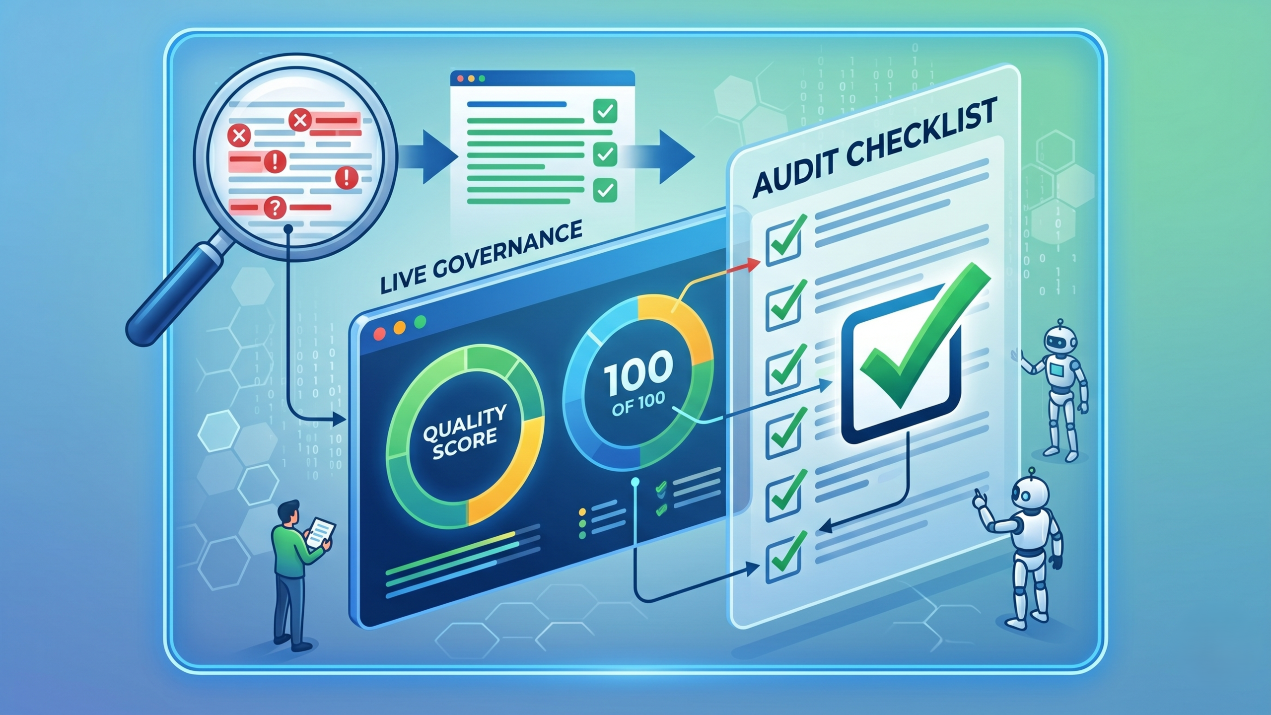 The Enterprise AI Audit Checklist: Why Live Governance & Quality Scoring Is Mandatory